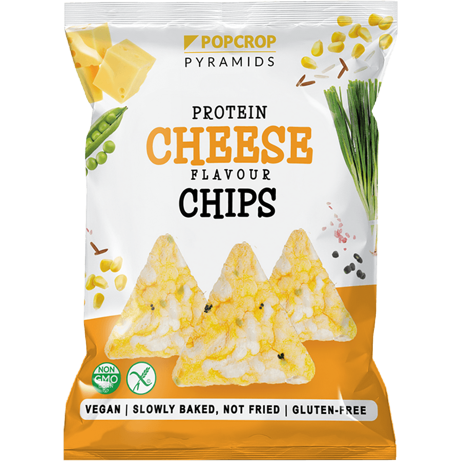 Protein Chips Cheese & Onion 60Gr Pop Crop
